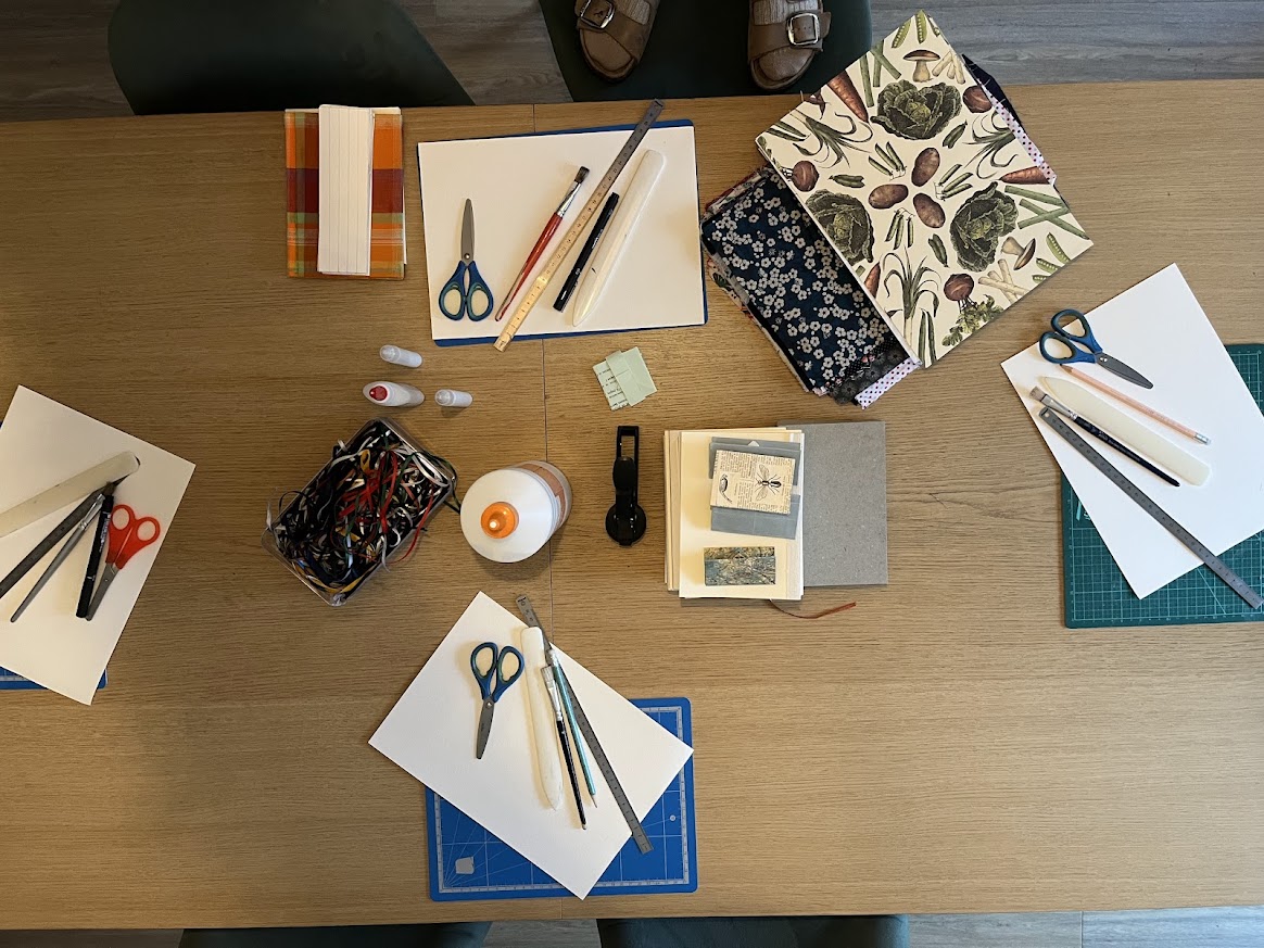 Fabrication de carnets solidaires !